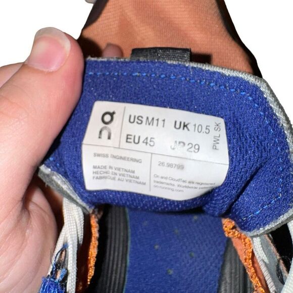 On Cloud Running Orange Cloudnova Running Shoes Size 11 - Picture 12 of 14